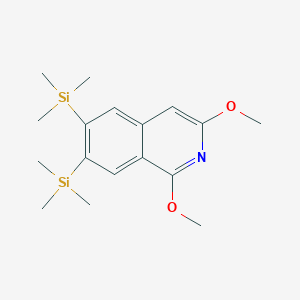 1,3-Dimethoxy-6,7-bis(trimethylsilyl)isoquinoline - 86854-63-9
