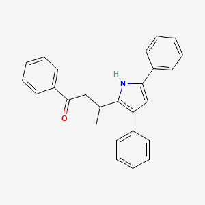 3-(3,5-Diphenyl-1H-pyrrol-2-yl)-1-phenylbutan-1-one - 87803-44-9