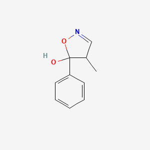 4-Methyl-5-phenyl-4,5-dihydro-1,2-oxazol-5-ol - 61184-61-0