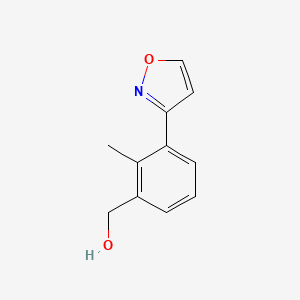 [2-Methyl-3-(1,2-oxazol-3-yl)phenyl]methanol - 138617-44-4