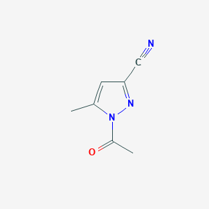 1-acetyl-5-methyl-1H-pyrazole-3-carbonitrile - 