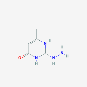 2-Hydrazinyl-6-methyl-2,3-dihydropyrimidin-4(1H)-one - 887570-24-3