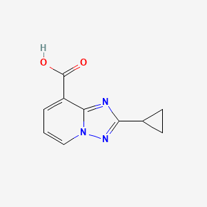 2-Cyclopropyl-[1,2,4]triazolo[1,5-a]pyridine-8-carboxylic acid - 919990-88-8