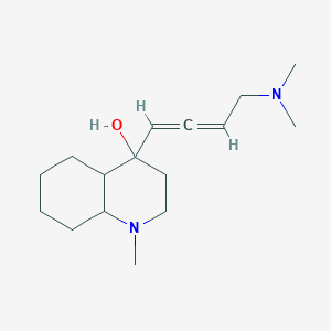 4-(4-(Dimethylamino)buta-1,2-dien-1-yl)-1-methyldecahydroquinolin-4-ol - 89562-67-4