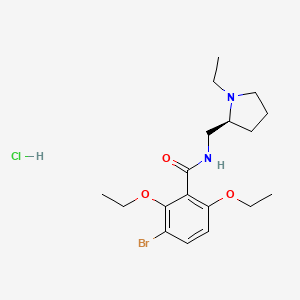 (S)-3-Bromo-2,6-diethoxy-N-((1-ethylpyrrolidin-2-yl)methyl)benzamide hydrochloride - 82935-30-6