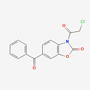 2(3H)-Benzoxazolone, 6-benzoyl-3-(chloroacetyl)- - 95923-41-4