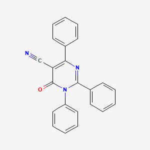6-Oxo-1,2,4-triphenyl-1,6-dihydropyrimidine-5-carbonitrile - 65004-31-1