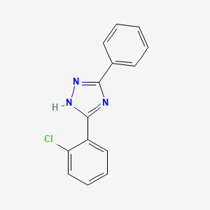 5-(2-chlorophenyl)-3-phenyl-1H-1,2,4-triazole - 118863-81-3