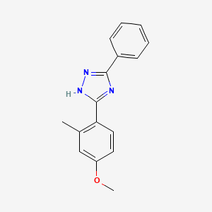 1H-1,2,4-Triazole, 3-(4-methoxy-2-methylphenyl)-5-phenyl- - 85303-97-5