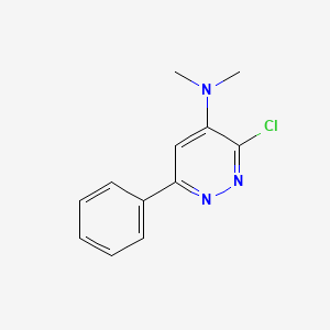 3-Chloro-N,N-dimethyl-6-phenylpyridazin-4-amine - 89868-00-8