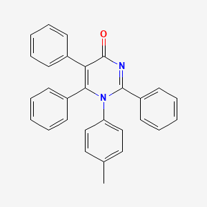 1-(4-Methylphenyl)-2,5,6-triphenylpyrimidin-4(1H)-one - 75276-61-8