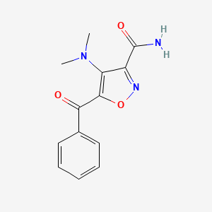 3-Isoxazolecarboxamide, 5-benzoyl-4-(dimethylamino)- - 647862-50-8