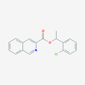 1-(2-Chlorophenyl)ethyl isoquinoline-3-carboxylate - 