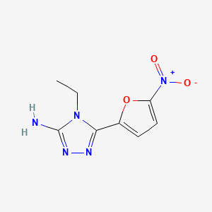 s-Triazole, 3-amino-4-ethyl-5-(5-nitro-2-furyl)- - 41735-52-8