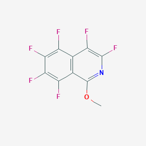 3,4,5,6,7,8-Hexafluoro-1-methoxyisoquinoline - 13180-44-4