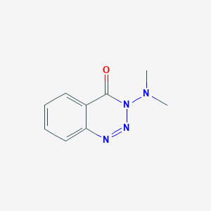 3-(Dimethylamino)-1,2,3-benzotriazin-4(3h)-one - 90558-65-9