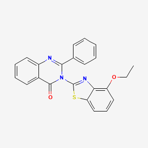 3-(4-Ethoxy-1,3-benzothiazol-2-yl)-2-phenylquinazolin-4(3H)-one - 918154-71-9