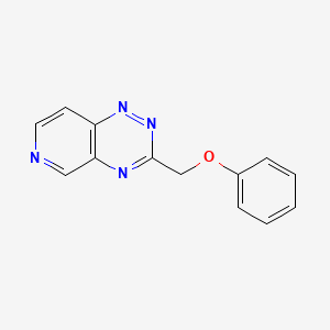 3-Phenoxymethyl-pyrido(3,4-e)(1,2,4)triazine - 55242-75-6