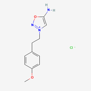 Sydnone imine, 3-(p-methoxyphenethyl)-, monohydrochloride - 37744-05-1