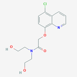 2-((5-Chloroquinolin-8-yl)oxy)-N,N-bis(2-hydroxyethyl)acetamide - 88350-46-3