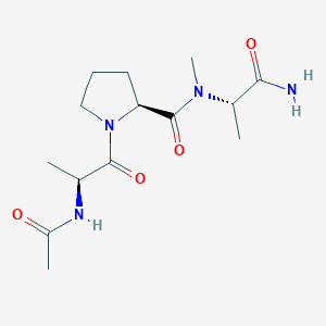 (S)-1-((S)-2-Acetamidopropanoyl)-N-((S)-1-amino-1-oxopropan-2-yl)-N-methylpyrrolidine-2-carboxamide - 