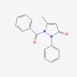1-benzoyl-5-methyl-2-phenyl-1H-pyrazol-3(2H)-one - 67307-54-4