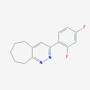 3-(2,4-Difluorophenyl)-6,7,8,9-tetrahydro-5H-cyclohepta[c]pyridazine - 918873-82-2