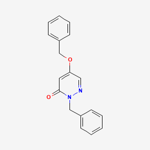 2-benzyl-5-(benzyloxy)pyridazin-3(2H)-one - 565156-83-4