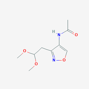 N-[3-(2,2-Dimethoxyethyl)-1,2-oxazol-4-yl]acetamide - 87149-80-2
