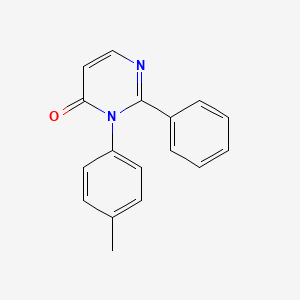 4(3H)-Pyrimidinone, 3-(4-methylphenyl)-2-phenyl- - 80306-49-6