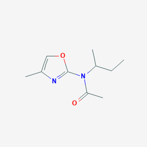 Acetamide, N-(4-methyl-2-oxazolyl)-N-(1-methylpropyl)- - 57067-98-8