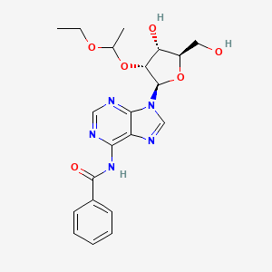 N-[9-[(2R,3R,4R,5R)-3-(1-ethoxyethoxy)-4-hydroxy-5-(hydroxymethyl)oxolan-2-yl]purin-6-yl]benzamide - 