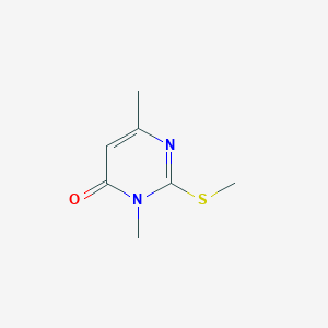 4(3H)-Pyrimidinone, 3,6-dimethyl-2-(methylthio)- - 3240-60-6