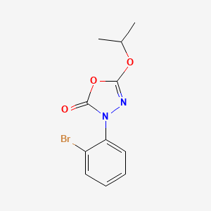 3-(2-Bromophenyl)-5-[(propan-2-yl)oxy]-1,3,4-oxadiazol-2(3H)-one - 60931-34-2