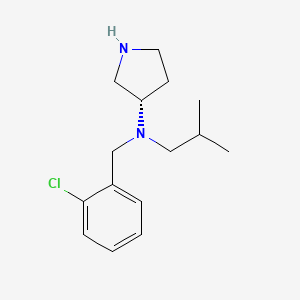 (S)-N-(2-Chlorobenzyl)-N-isobutylpyrrolidin-3-amine - 820982-53-4