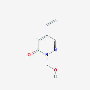 5-Ethenyl-2-(hydroxymethyl)pyridazin-3(2H)-one - 825634-19-3