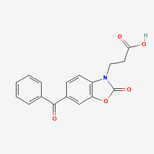 6-Benzoyl-2-oxo-3-benzoxazolinepropionic acid - 76752-01-7