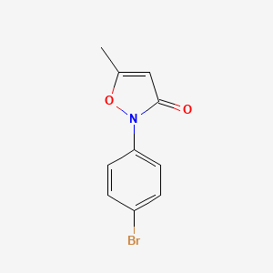 3(2H)-Isoxazolone, 2-(4-bromophenyl)-5-methyl- - 61563-94-8