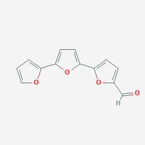 5-[5-(furan-2-yl)furan-2-yl]furan-2-carbaldehyde - 174415-54-4