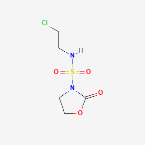 3-Oxazolidinesulfonamide, N-(2-chloroethyl)-2-oxo- - 116943-69-2