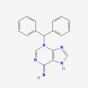 3-Benzhydrylpurin-6-amine - 10184-19-7