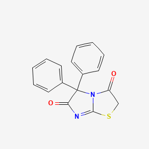 5,5-Diphenylimidazo[2,1-b]thiazole-3,6(2H,5H)-dione - 122180-36-3