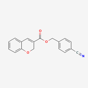 4-Cyanobenzyl 2H-chromene-3-carboxylate - 