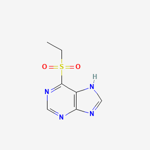Purine, 6-(ethylsulfonyl)- - 82499-11-4