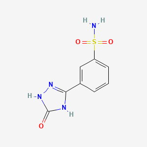 3-(5-Oxo-2,5-dihydro-1H-1,2,4-triazol-3-yl)benzene-1-sulfonamide - 62036-29-7