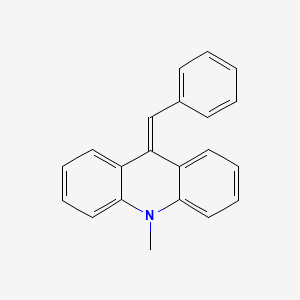 Acridine, 9,10-dihydro-10-methyl-9-(phenylmethylene)- - 19656-33-8