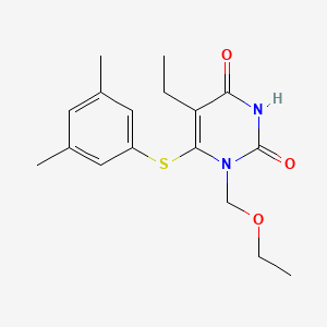 5-Ethyl-1-ethoxymethyl-6-(3,5-dimethylphenylthio)uracil - 136011-44-4