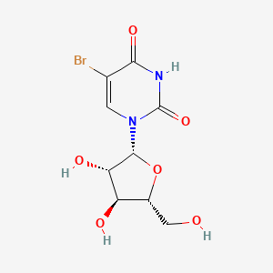 5-Bromo-1-((2R,3S,4S,5R)-3,4-dihydroxy-5-(hydroxymethyl)tetrahydrofuran-2-yl)pyrimidine-2,4(1H,3H)-dione - 