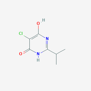 5-Chloro-6-hydroxy-2-isopropylpyrimidin-4(3H)-one - 1199-54-8