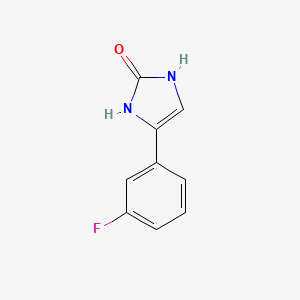 4-(3-Fluorophenyl)-1,3-dihydro-2H-imidazol-2-one - 936250-03-2
